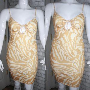 Y2K Aesthetic Marigold Dress